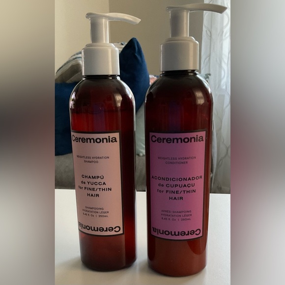 Ceremonia Weightless Hydration Shampoo & Conditioner. Almost full containers. - Picture 1 of 6